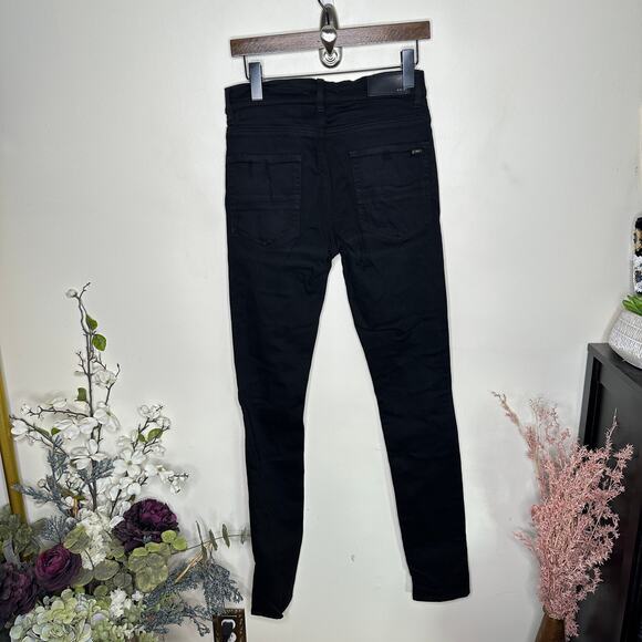 AMIRI MX1 Distressed Jeans Watercolor Black Sz 30 x 35 {3F48} - Picture 4 of 9